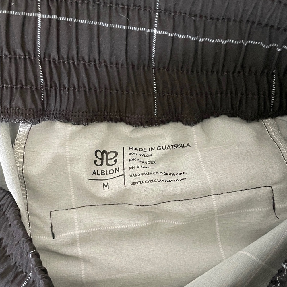 Albion Fit Black Windowpane Pant - Picture 3 of 4